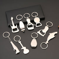 Sidiou Group Multifunction Metal Beer Keychain Bottle Opener Cute Shape Style Kitchen Wine Gadgets Accessories Wedding Party Favor Gifts