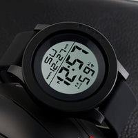 Sidiou Group Fashion LED 50m Waterproof Men's Digital Wristwatches Automatic Date Outdoor Sports Watch Male Smart Business Electronic Watches