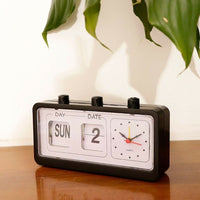 Sidiou Group Fashion Vintage Square Quartz Plastic Digital Business Gift Desk Alarm Clocks With Date Time Display Calendar Clock