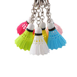 Sidiou Group Creative Mini Badminton Keychain Cute Shuttlecock Key Chain PVC Keyring Colorful Car Key Holder Bag Sports Pendant Jewelry Gift