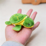 Sidiou Group Cute Cartoon Big Eyes Green Little Turtle Soft Plush Doll Keychain Tortoise Bag Pendant Kids Toys Car Keyring Men Women Jewelry