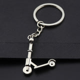 Sidiou Group Fashion Creative Cool Boy Girl Scooter Metal Keychain Motorcycle Pedal Keyring Auto Car Charms Key Chain Holder Gift