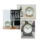 Sidiou Group Personalized Desktop Clock Silent Non Ticking Simple Small Digital Clocks For Home Bedroom Living Room Bedside Table Top Decor