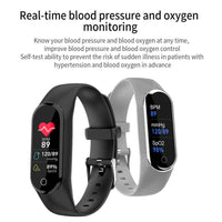 Sidiou Group New M8 Watch Sports Fitness Watches Men Women Smart Bracelet Bluetooth Pedometer Heart Rate Blood Oxygen Smartwatch