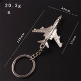 Sidiou Group Promotional New Creative Personalized Metal Naval Aircraft Fighter Model Aviation Keychain Airplane Key Ring For Backpack Pandent Gift