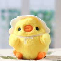 Sidiou Group 1 Pc 10cm Cute Cartoon Little Yellow Chicken Pendant Plush Toy Doll Chick Mini Bag Pendant Keychain Accessories Gift For Girl Kids