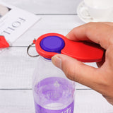 Sidiou Group Multifunction Simple Portable 3 in 1 Beer Bottle Opener Manual Keyring To Open Soda Beverage Cap And Can Tool Keychain