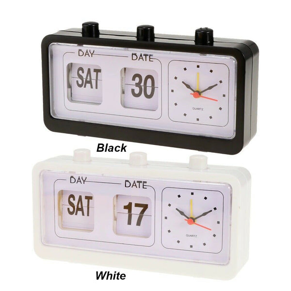 Sidiou Group Fashion Vintage Square Quartz Plastic Digital Business Gift Desk Alarm Clocks With Date Time Display Calendar Clock