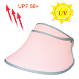 Sidiou Group Anniou Women UPF 50+ Sun Hat Summer UV Protection Wide Brim Beach Golf Empty Top Long Brim Cap