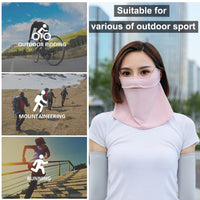 Sidiou Group Anniou Women Dustproof Neck Gaiters UPF 50+ UV Protection Face Scarf For Running Cycling Fishing Face Cover