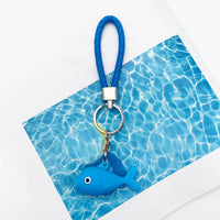 Sidiou Group New Creative Cartoon Soft Rubber Fish Keychain Goldfish Marine Life Keyring Pendant Cute bag Accessories For Women Kids