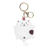 Sidiou Group Wholesale PU Leather Cartoon Animal Keychain Cute Dog Cat Pig Dinosaur Keyring Bag Car Pendant Women Couple Creative Gift