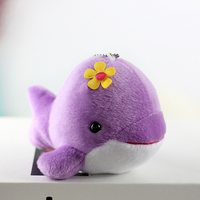 Sidiou Group Wholesale Cute Dolphin Plush Toy Mini Doll Lovely Small Stuffed Toys Wedding Party Gift Bag Keychain Pendant Ornament