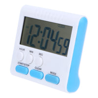 Sidiou Group LCD Digital Display Electronic Reminder Kitchen Timer Square Countdown Alarm Magnet Clock Sleep Stopwatch Timer Kitchen Accessories