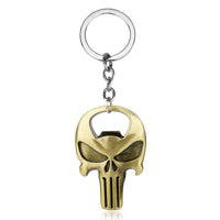 Sidiou Group Personalized Skull Beer Bottle Opener Keychain Practical Key Ring Ornaments Gifts Pendant Zinc Alloy Gold Silver Kitchen Accessories