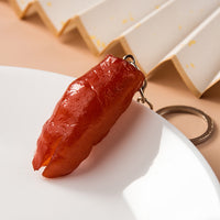 Sidiou Group PVC Keychain Chicken Wings Chicken Clawed Lobster Model Simulation Food Keyring Wholesale Items For Boutique Creative Gifts