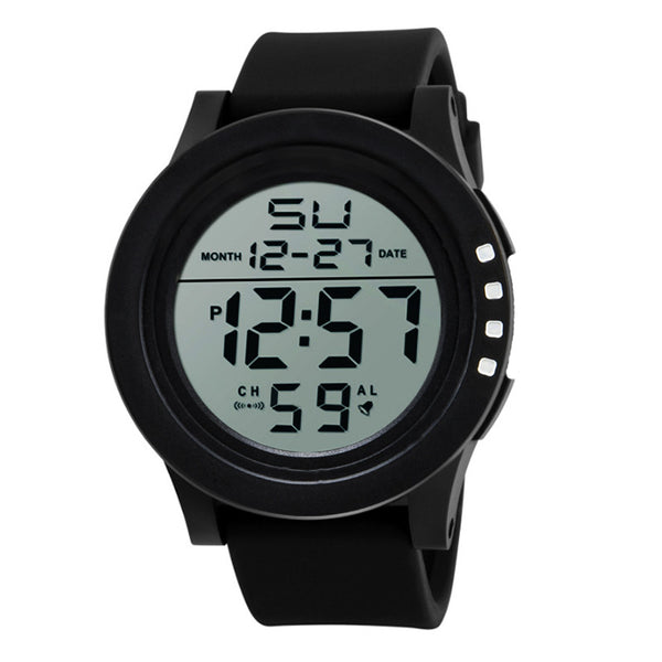 Sidiou Group Fashion LED 50m Waterproof Men's Digital Wristwatches Automatic Date Outdoor Sports Watch Male Smart Business Electronic Watches