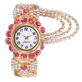Sidiou Group Wholesale New Women Watches Fashion Diamond Elegant Watch Creative Ladies Luxury Fringe Quartz Bracelet Alloy Watch