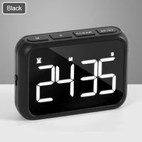 Sidiou Group LED Digital Kitchen Timer Large Display USB Charging Square Cooking Count Up Countdown Alarm Clock Sleep Stopwatch