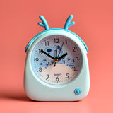 Sidiou Group Cute Personality Candy Color Cartoon Animal Antler Desktop Clocks Children Bedside Alarm Clock Gift Home Decorative Table Clock