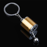 Sidiou Group Creative Gear Keychain Six-Speed Manual Shift Gear Key Chain Car Refitting Metal Pendant Key Ring Fashion Jewelry Gift