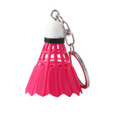 Sidiou Group Creative Mini Badminton Keychain Cute Shuttlecock Key Chain PVC Keyring Colorful Car Key Holder Bag Sports Pendant Jewelry Gift