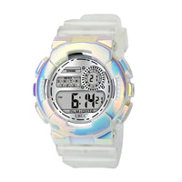 Sidiou Group Fashion Multifunction LED Digital Watch For Women Waterproof Casual Sports Watches Ladies Transparent Electronic Wristwatch