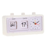 Sidiou Group Fashion Vintage Square Quartz Plastic Digital Business Gift Desk Alarm Clocks With Date Time Display Calendar Clock