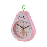 Sidiou Group Creative Fruit Cute Digital Clocks Bed Room Living Room Office Desk Mute Movement Wake Up Clock For Student Time Alarm Clock