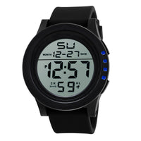 Sidiou Group Fashion LED 50m Waterproof Men's Digital Wristwatches Automatic Date Outdoor Sports Watch Male Smart Business Electronic Watches