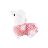 Sidiou Group Promotional 12cm Cute Small Alpaca Plush Keychain Toy Kids Animal Stuffed Doll Pillow Soft Bag Pendant Birthday Gift For Children