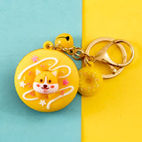 Sidiou Group Cute Sweet Donut Keychain For Keys Cat Rabbit Corgi Pet Key Chain Creative Backpack Car Pendant Accessories Keyring Gifts