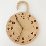 Sidiou Group Modern Mute Clocks Wooden Wall Hanging Round Silent Non-Ticking Clock For Children Bedside Bedroom Living Room Home Decoration