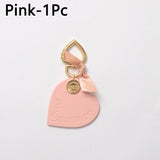 Sidiou Group Fashion Metal Plated Leather Keychain Heart Shape Women Keyring Accessories Female Love Pendant Key Chain Ring Bag Gift