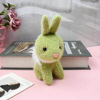 Sidiou Group New Stylish Cute Creative Plush Cartoon Bunny Pendant Exquisite Keychain Soft Baby Soothing Doll Christmas Birthday Wedding Gift