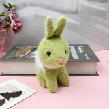 Sidiou Group New Stylish Cute Creative Plush Cartoon Bunny Pendant Exquisite Keychain Soft Baby Soothing Doll Christmas Birthday Wedding Gift