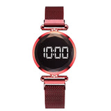 Sidiou Group Luxury Smart Electronic Watch Women Starry Sky Magnetic Watches Buckle Fashion Rhinestone Sports Dress Wristwatch