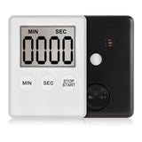 Sidiou Group Ultra Thin Kitchen Timer Electronic Digital Magnetic LCD Countdown Loud Alarm Clock Stopwatch Learning Cooking Baking Timer