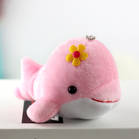 Sidiou Group Wholesale Cute Dolphin Plush Toy Mini Doll Lovely Small Stuffed Toys Wedding Party Gift Bag Keychain Pendant Ornament