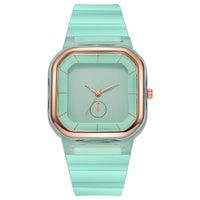 Sidiou Group Wholesale Watch Factory Jelly Colored Silicone Square Watch For Men Women Couple Students Teenagers Gift Fashion Quartz Watches