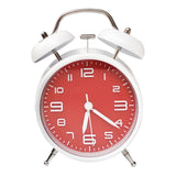 Wholesale Dropshipping 4 inch Twin Bell Vintage Alarm Clocks Metal Frame 3D Dial With Backlight Function Desk Table Clock For Home & Office