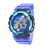 Sidiou Group Fashion Multifunction LED Digital Watch For Women Waterproof Casual Sports Watches Ladies Transparent Electronic Wristwatch