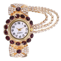 Sidiou Group Wholesale New Women Watches Fashion Diamond Elegant Watch Creative Ladies Luxury Fringe Quartz Bracelet Alloy Watch