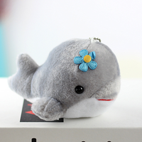 Sidiou Group Wholesale Cute Dolphin Plush Toy Mini Doll Lovely Small Stuffed Toys Wedding Party Gift Bag Keychain Pendant Ornament