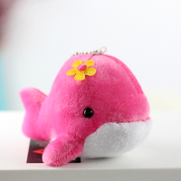 Sidiou Group Wholesale Cute Dolphin Plush Toy Mini Doll Lovely Small Stuffed Toys Wedding Party Gift Bag Keychain Pendant Ornament