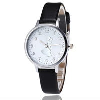 Sidiou Group Women's Watches Fashion Cheap Leather Popular Modern Girl Dial Metal Ladies Bracelet Quartz Clock Wrist Watch