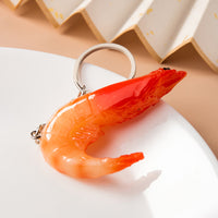 Sidiou Group PVC Keychain Chicken Wings Chicken Clawed Lobster Model Simulation Food Keyring Wholesale Items For Boutique Creative Gifts