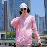 Sidiou Group Hot Sale Fashion Solid Color Sunscreen Clothing With Earphone Hole Outdoor UV Protection Clothing