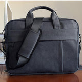 Sidiou Group Laptop Handbag Large Capacity Anti-theft Anti-Wrinkle Waterproof Portable Briefcase