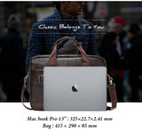 Sidiou Group Genuine Leather handbag bag Men Travel for Laptop Briefcase Crossbody Hand Sling Bag